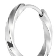 Orecchino a cerchio ritorto 1,7 cm