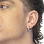 OR ACC MONO CERCHIO D2,1CM RITORTO TRAMA DIAMANTATA