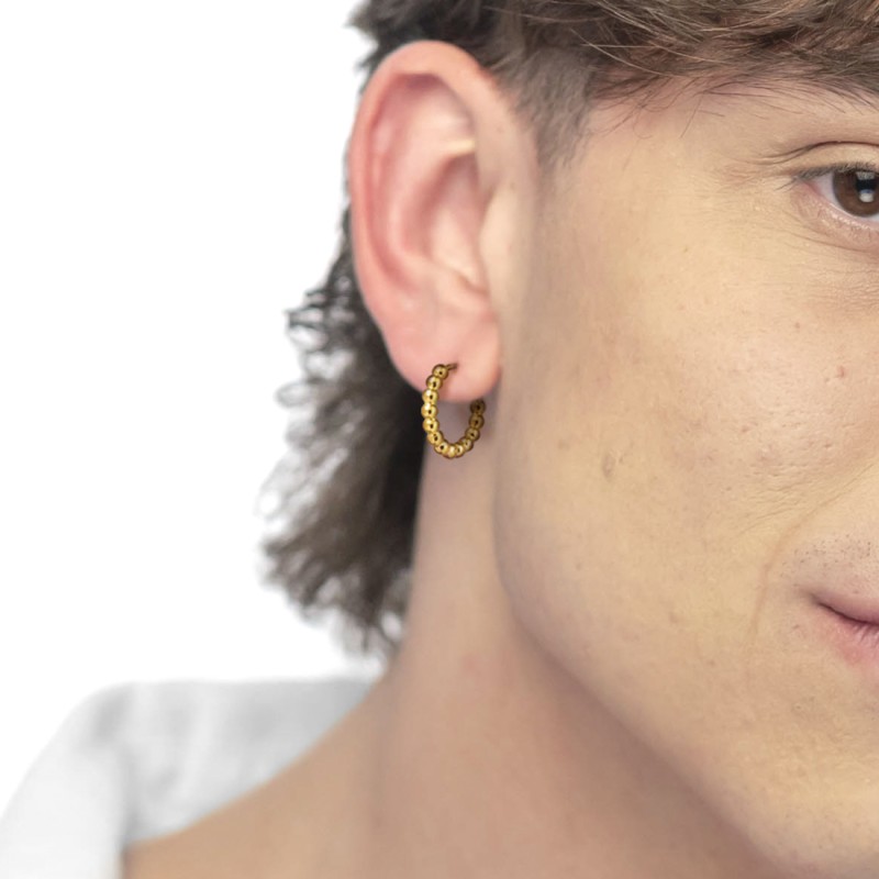 OR ACC MONO CERCHIO 1,7X1,6CM TRAMA CON SFERE