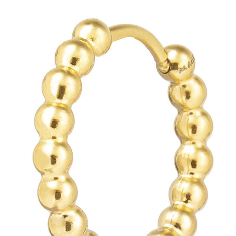 OR ACC MONO CERCHIO 1,7X1,6CM TRAMA CON SFERE