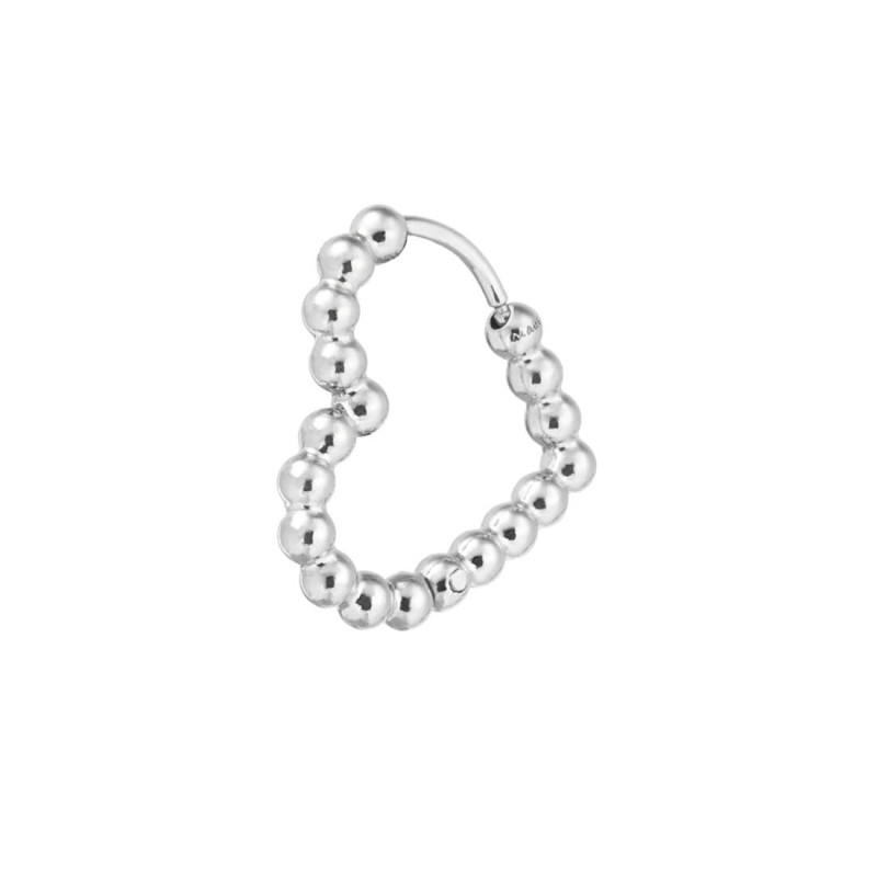 OR ACC MONO CUORE 1,8 X 1,7 CM TRAMA CON SFERE