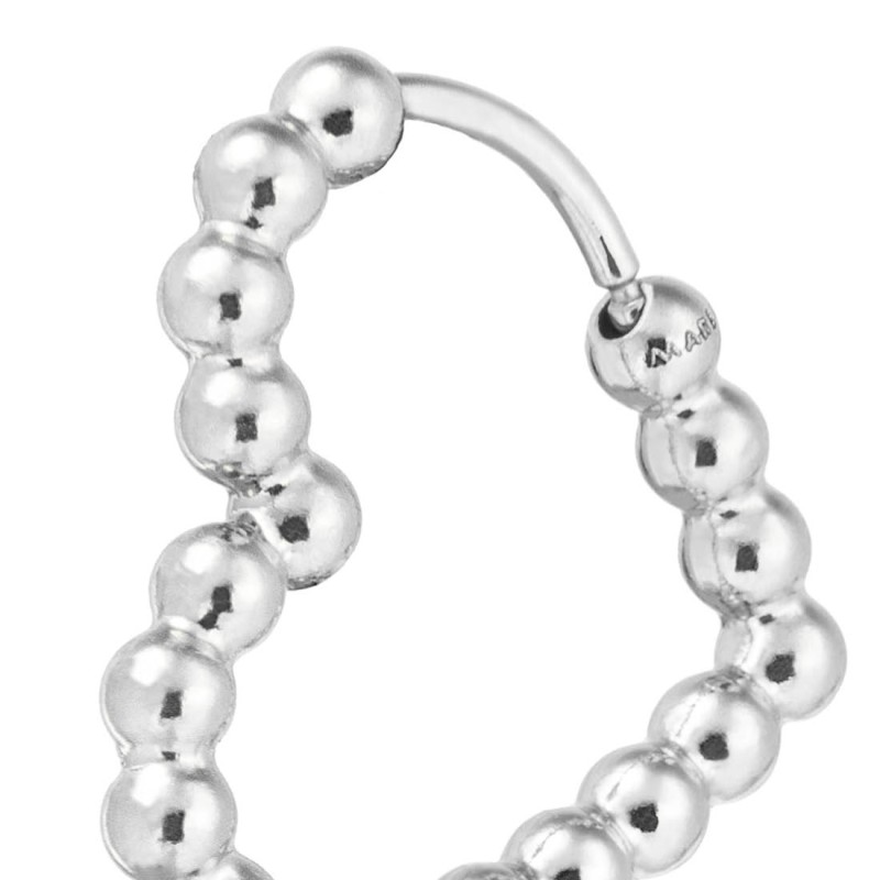 OR ACC MONO CUORE 1,8 X 1,7 CM TRAMA CON SFERE