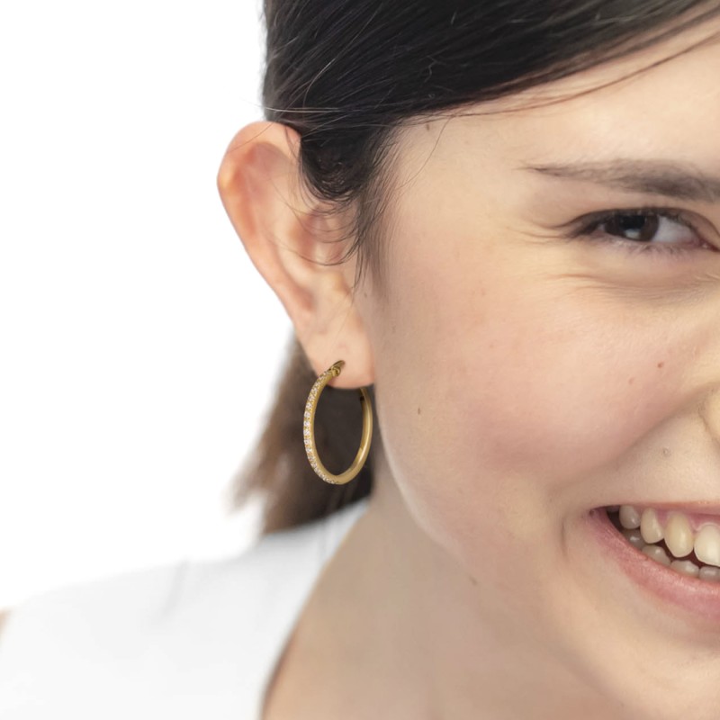 OR MONO ACC CERCH D2,9 CM CZ BIANCHI