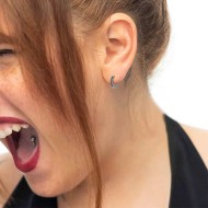 OR MONO CERCHIO DIAMETRO 17MM CON CZ