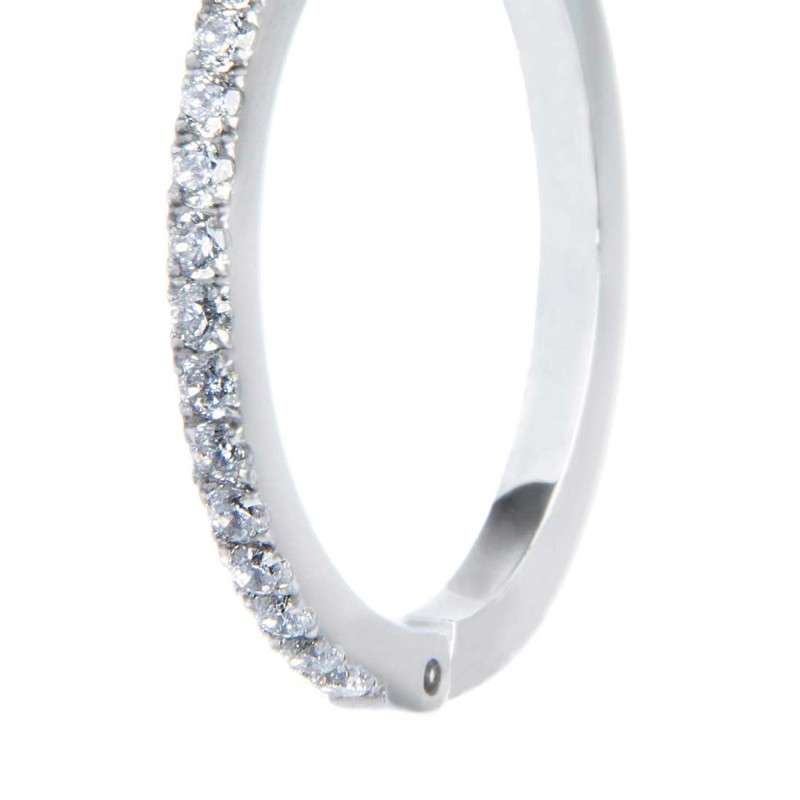 OR MONO ACC CERCHIO DIAMETRO 2,4CM CON CZ BIANCHI