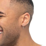 OR MONO ACC CERCHIO DIAMETRO 3,2 CM CON CZ BIANCHI