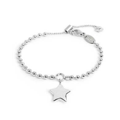Bracciale catena a sfere con stella Bracciale catena a sfere con stella