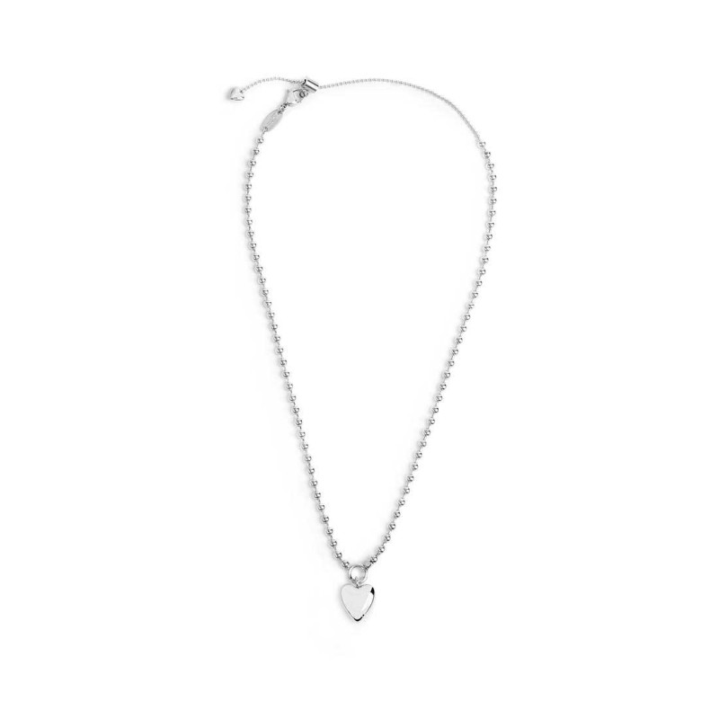 Collana catena a sfere con cuore Collana catena a sfere con cuore