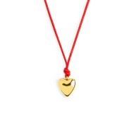 Collana cordino con cuore Collana cordino con cuore