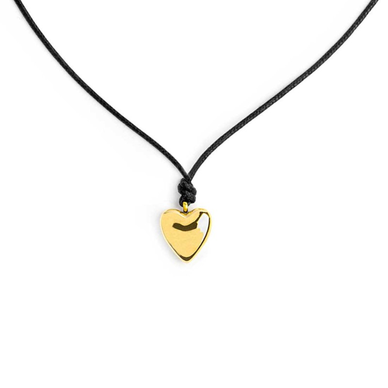 Collana cordino con cuore Collana cordino con cuore