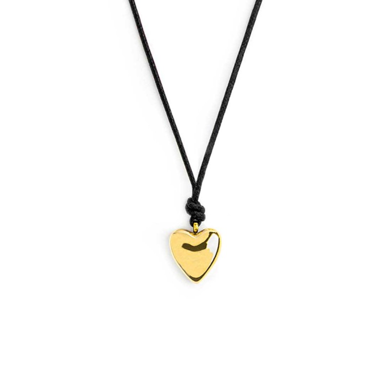 CO CORDINO CUORE GRANDE IN ACCIAIO