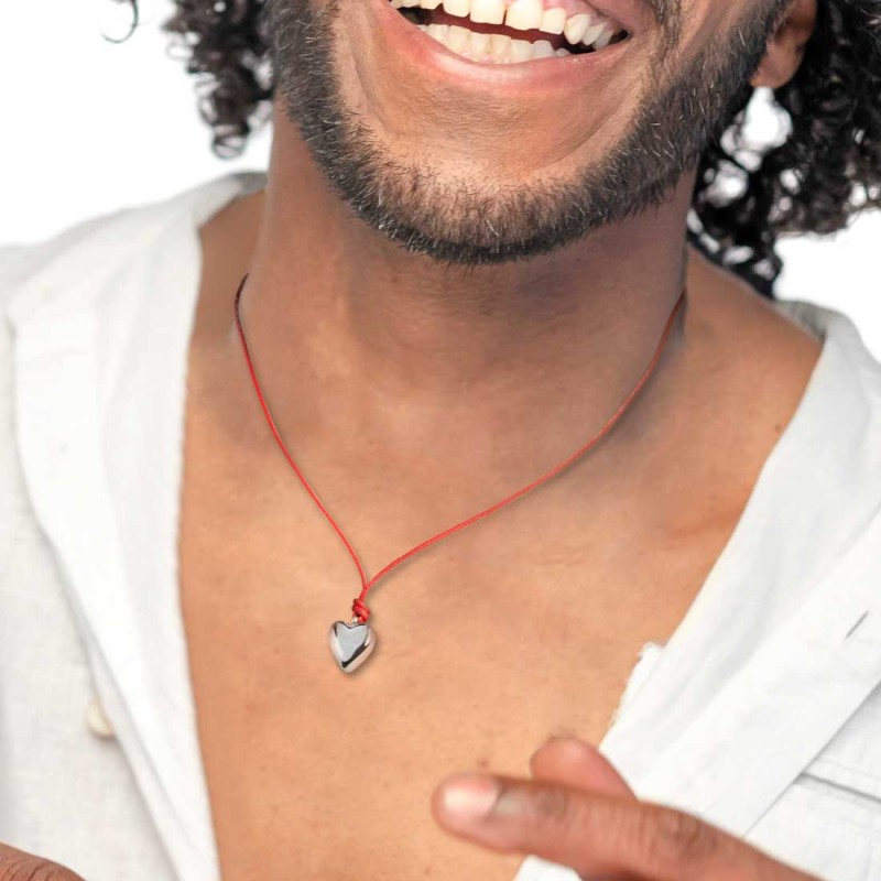 Collana cordino con cuore Collana cordino con cuore