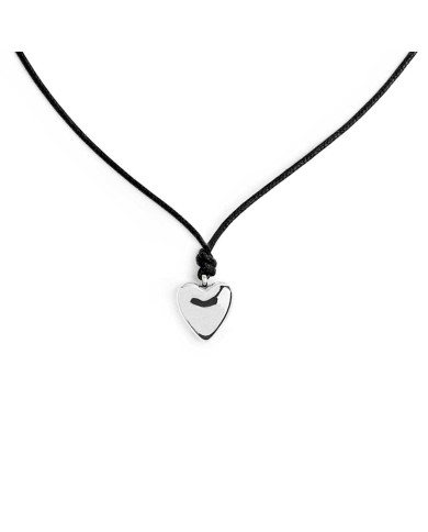 Collana cordino con cuore