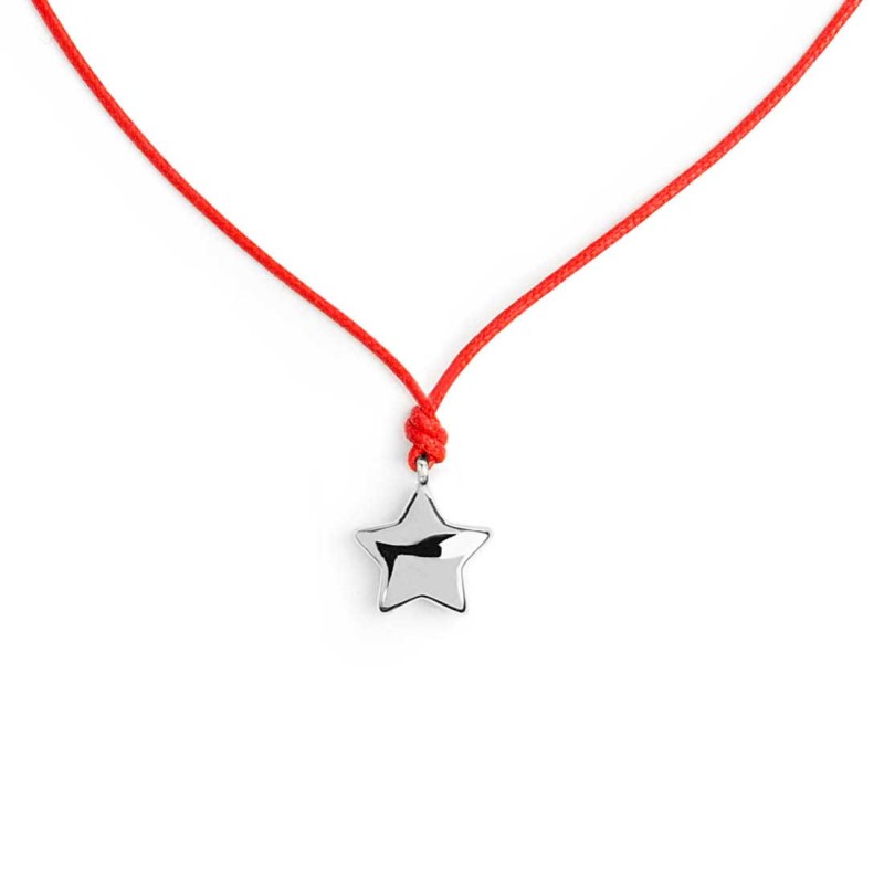Collana cordino con stella Collana cordino con stella