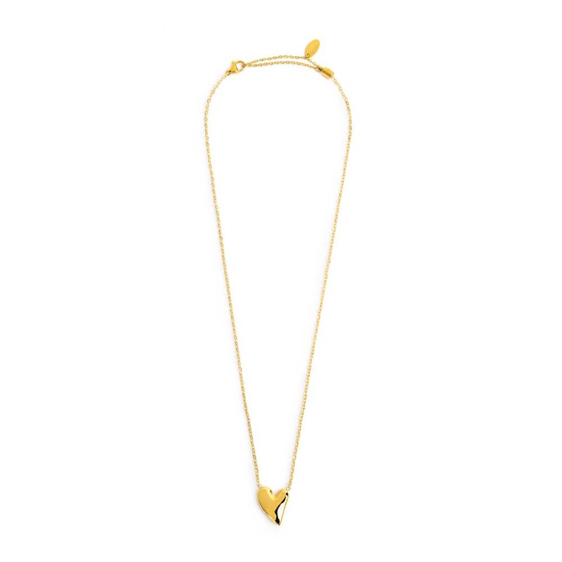 Collana con cuore irregolare centrale Collana con cuore irregolare centrale