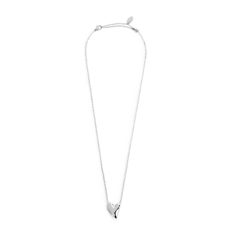 Collana con cuore irregolare centrale Collana con cuore irregolare centrale