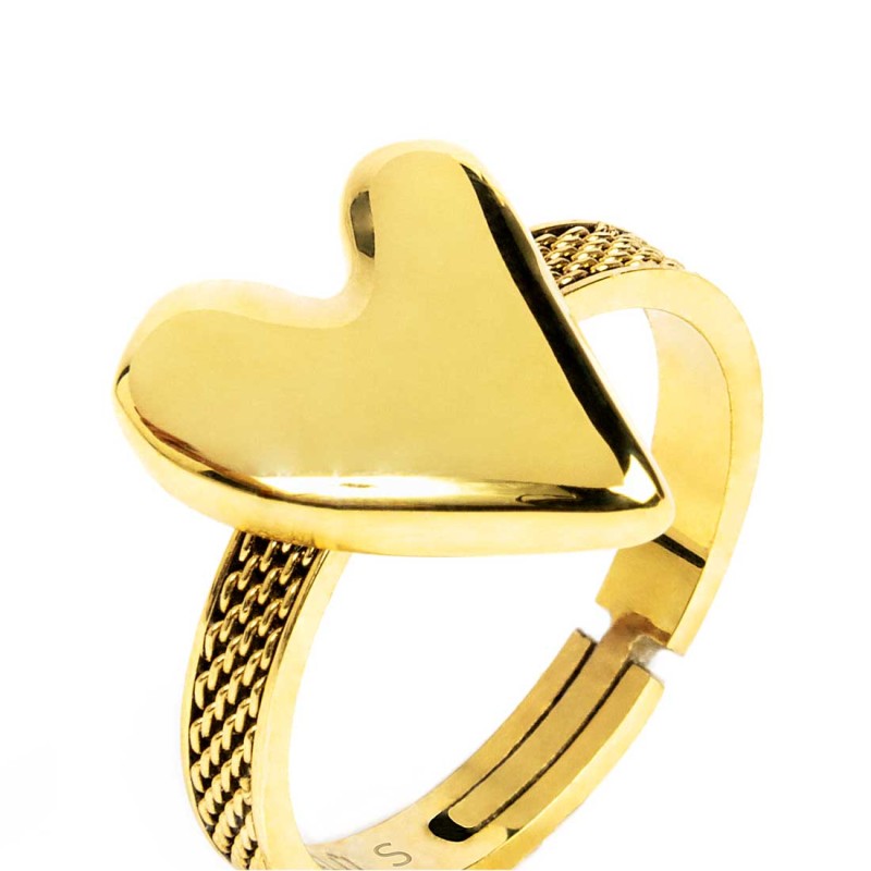 Anello con cuore irregolare Anello con cuore irregolare