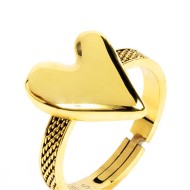Anello con cuore irregolare Anello con cuore irregolare