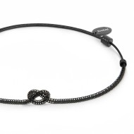 Bracciale con nodo catena foxtail