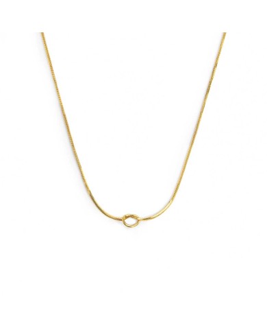 Collana con nodo catena snake