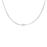 Collana con nodo catena snake