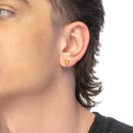 Orecchino a lobo cuore