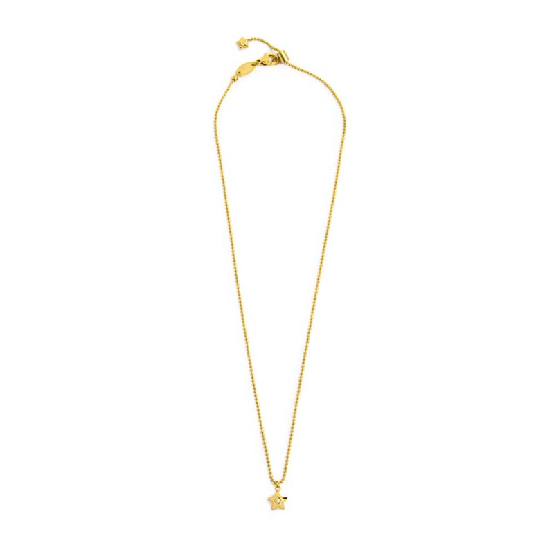Collana con stella centrale con zircone