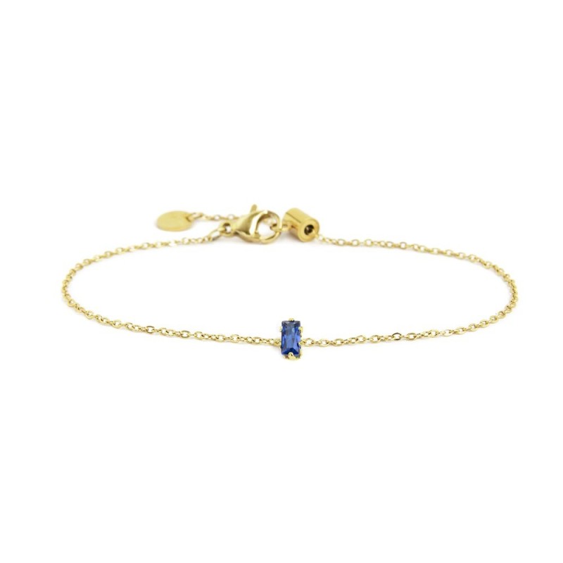 BRACCIALE 19CM CON CUBIC ZIRCONIA BAUGETTE BRACCIALE 19CM CON CUBIC ZIRCONIA BAUGETTE