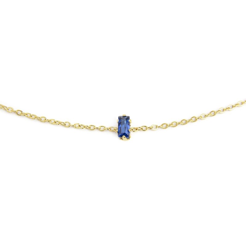 Bracciale con zircone baguette