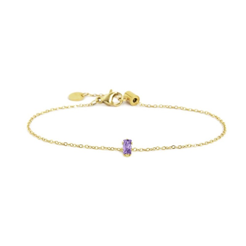 Bracciale con zircone baguette Bracciale con zircone baguette