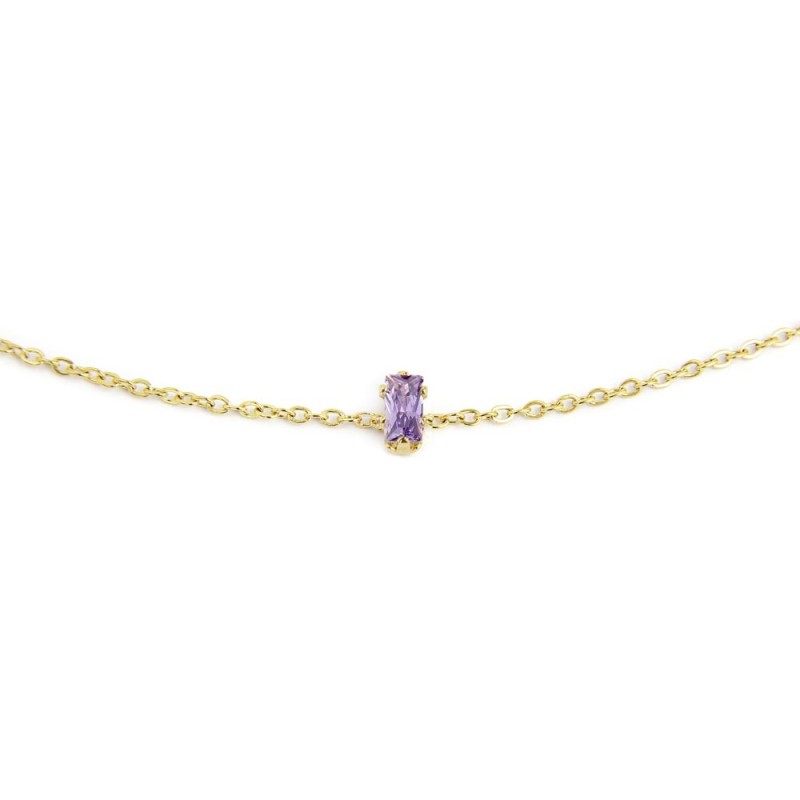 BRACCIALE 19CM CON CUBIC ZIRCONIA BAUGETTE