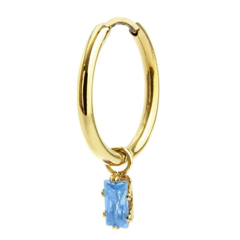 OR MONO 15,85MM CON PEND CUBIC ZIRCONIA BAUGETTE