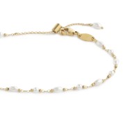 CAVIGLIERA CATENA CON PERLE E SFERE