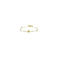 Bracciale cuore madreperla con sfere e zirconi Bracciale cuore madreperla con sfere e zirconi