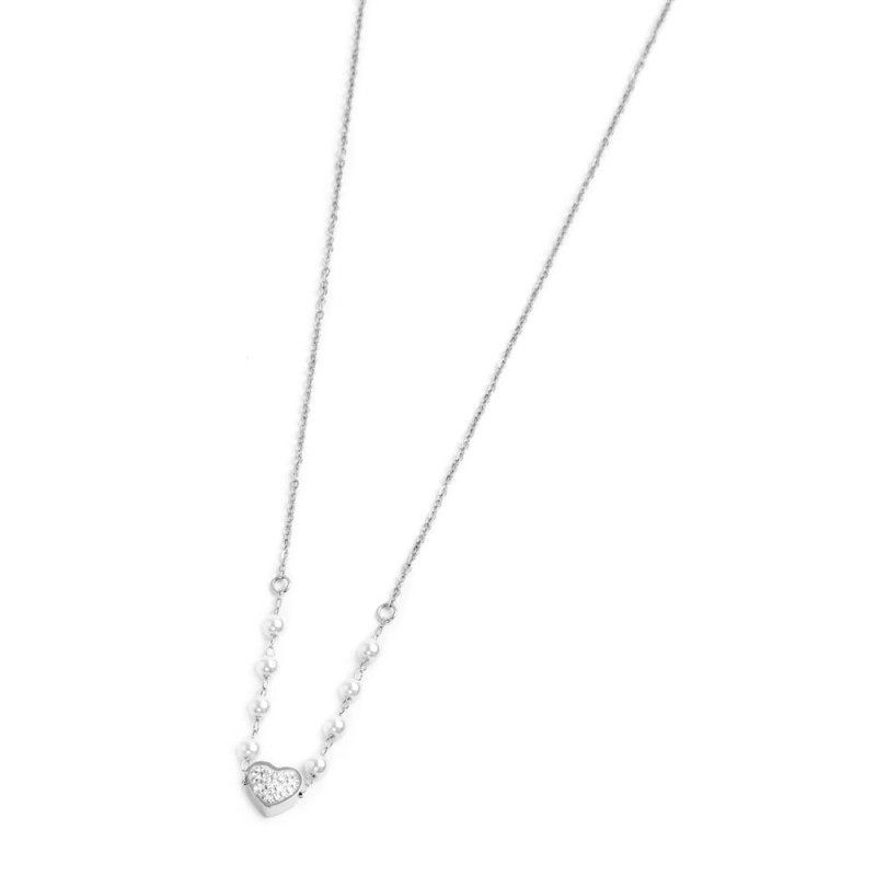 COLLANA CUORE CON CRISTALLI COLLANA CUORE CON CRISTALLI