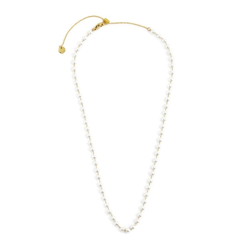 Collana catena con perle 4,3mm Collana catena con perle 4,3mm