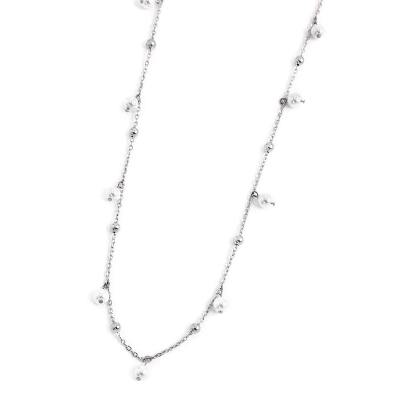 COLLANA CON PERLE PEND E SFERE COLLANA CON PERLE PEND E SFERE