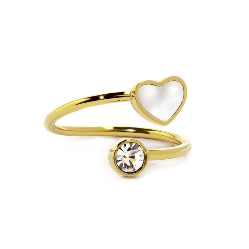 AN CUORE IN MADRE PERLA E CRIST AN CUORE IN MADRE PERLA E CRIST