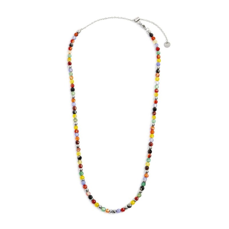 COLLANA CON SFERE AGATA