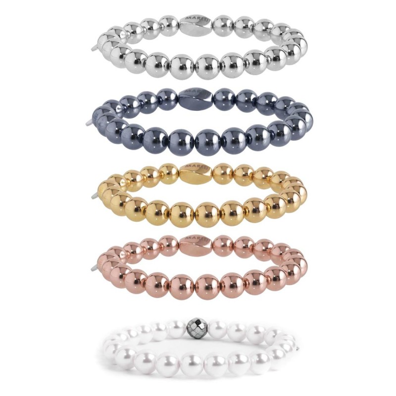 Bracciale elastico sfere 8mm Bracciale elastico sfere 8mm
