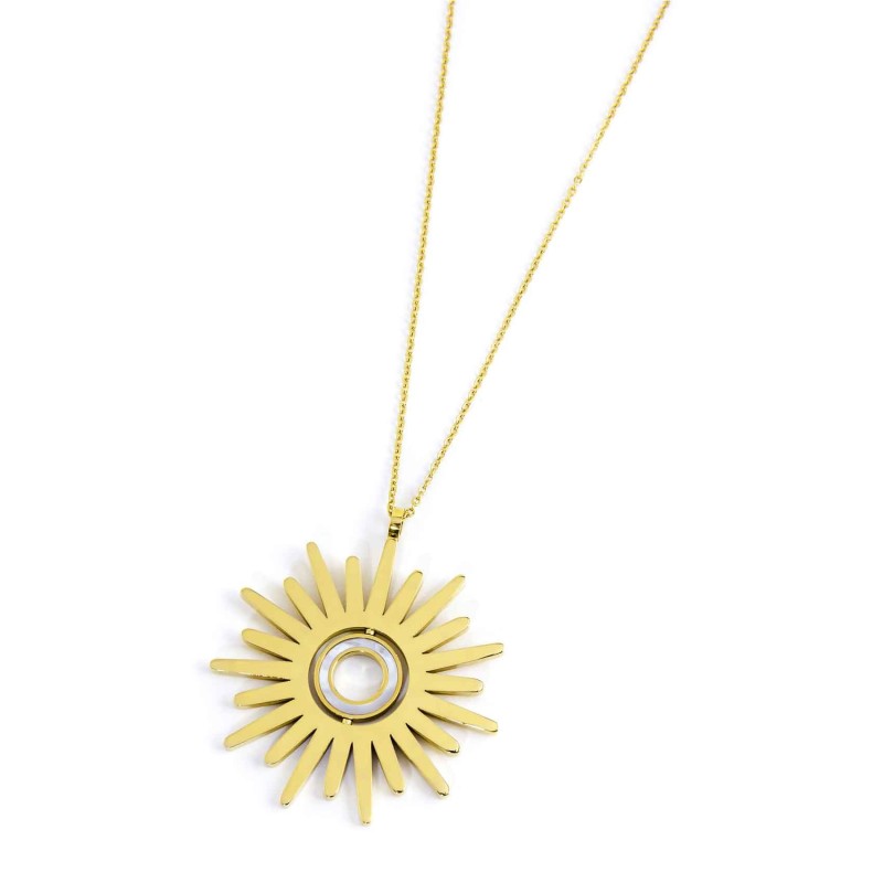 COLLANA CON PENDENTE SOLE 50 MM COLLANA CON PENDENTE SOLE 50 MM