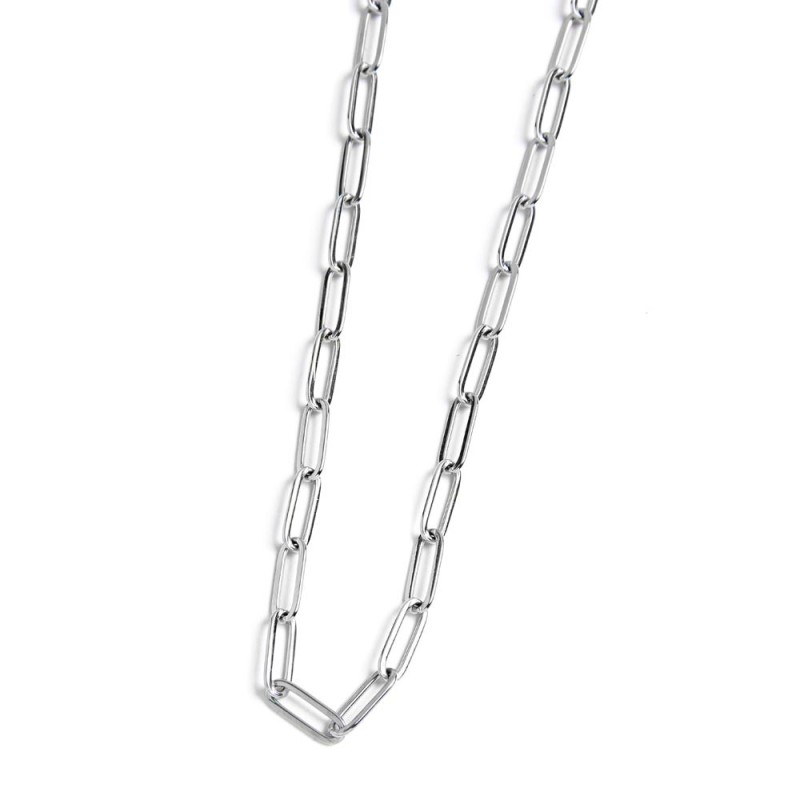 COLLANA CON CATENA A MAGLIA LARGA COLLANA CON CATENA A MAGLIA LARGA