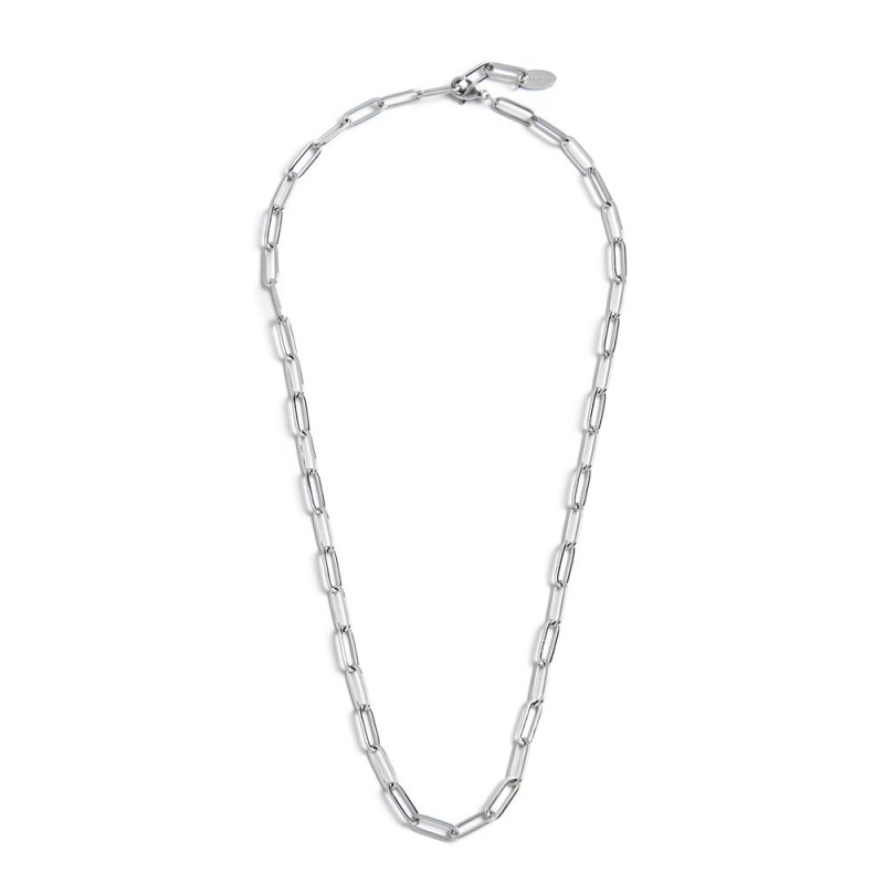 COLLANA CON CATENA A MAGLIA LARGA COLLANA CON CATENA A MAGLIA LARGA