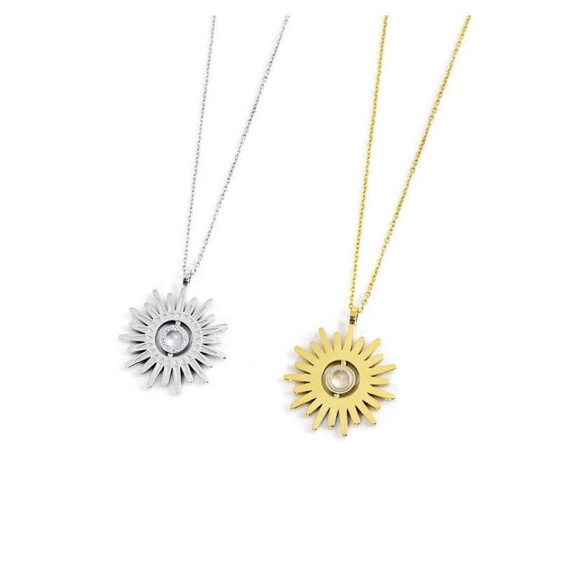 COLLANA CON PENDENTE SOLE 30MM COLLANA CON PENDENTE SOLE 30MM