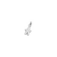 Charm bimbo cuore smalto azzurro Charm bimbo cuore smalto azzurro