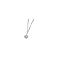Collana sole pendente con perla Collana sole pendente con perla