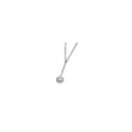 Collana sole pendente con perla Collana sole pendente con perla