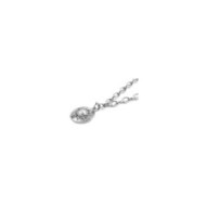 Collana sole pendente con perla Collana sole pendente con perla