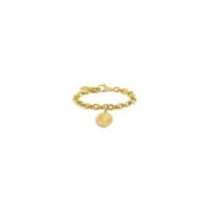 Bracciale sole pendente con perla