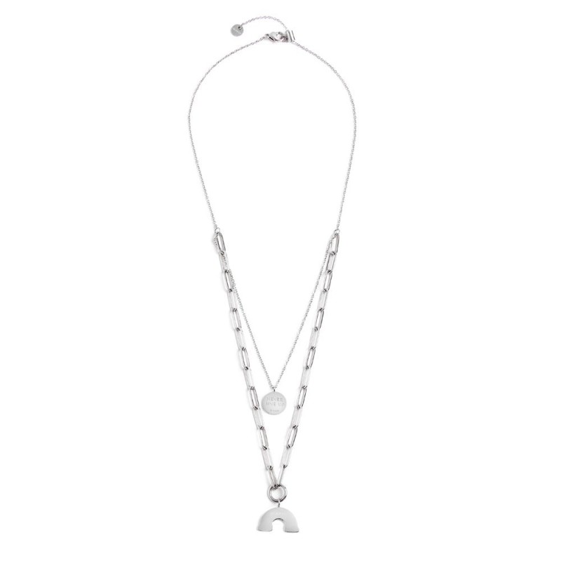 COLLANA DOPPIA CATEN PEND ARCOBALENO